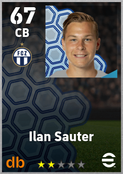 Ilan Sauter — CB, OVR 67, MAX 67