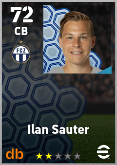 Ilan Sauter — CB, OVR 72, MAX 72