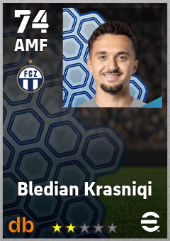 Bledian Krasniqi — AMF, OVR 74, MAX 74