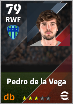 Pedro de la Vega — RWF, OVR 79, MAX 79