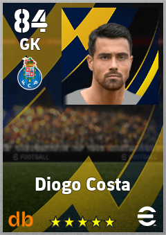 Diogo Costa — GK, OVR 84, MAX 92