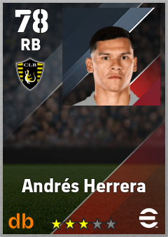 Andrés Herrera — RB, OVR 78, MAX 78