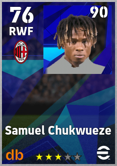 Samuel Chukwueze eFootball player card