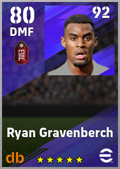 Ryan Gravenberch eFootball player card