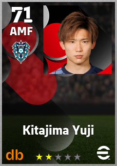 Kitajima Yuji eFootball player card
