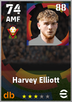 Harvey Elliott eFootball player card