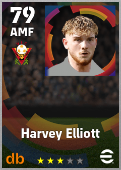 Harvey Elliott eFootball player card