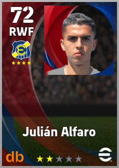 Julián Alfaro — RWF, OVR 72, MAX 72