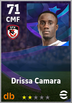 Drissa Camara — CMF, OVR 71, MAX 71
