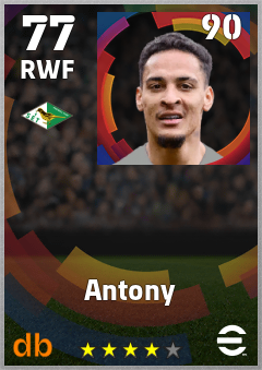 Antony eFootball player card