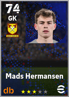 Mads Hermansen eFootball player card