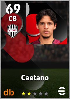 Caetano eFootball player card