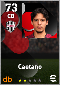 Caetano — CB, OVR 73, MAX 73