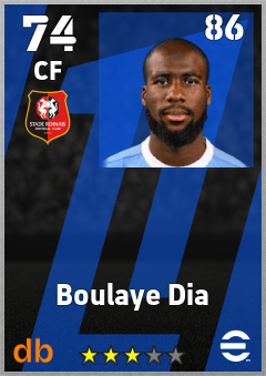 Boulaye Dia eFootball player card