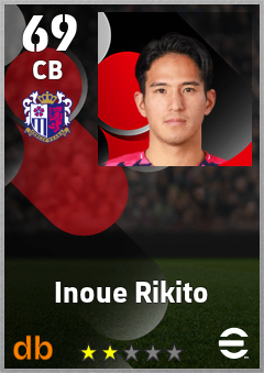 Inoue Rikito eFootball player card