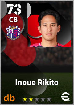 Inoue Rikito — CB, OVR 73, MAX 73