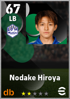 Nodake Hiroya — LB, OVR 67, MAX 67