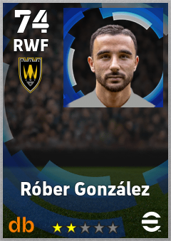Róber González eFootball player card