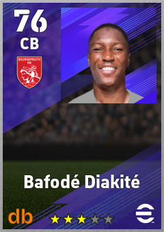 Bafodé Diakité eFootball player card