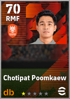 Chotipat Poomkaew eFootball player card