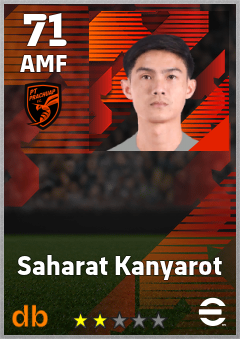 Saharat Kanyarot — AMF, OVR 71, MAX 71