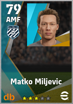 Matko Miljevic — AMF, OVR 79, MAX 79