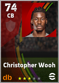 Christopher Wooh eFootball player card