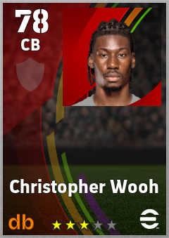 Christopher Wooh eFootball player card