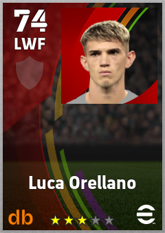 Luca Orellano eFootball player card