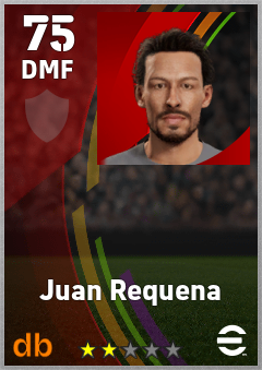 Juan Requena — DMF, OVR 75, MAX 75