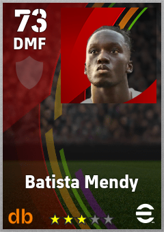Batista Mendy eFootball player card