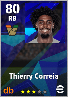 Thierry Correia — RB, OVR 80, MAX 80