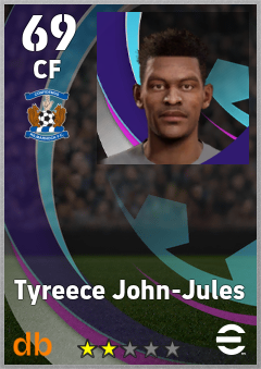 Tyreece John-Jules — CF, OVR 69, MAX 69