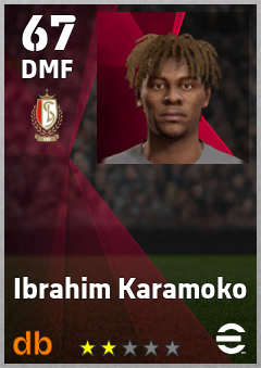 Ibrahim Karamoko — DMF, OVR 67, MAX 67