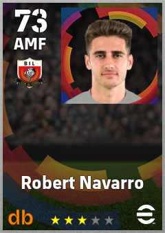 Robert Navarro eFootball player card