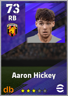 Aaron Hickey eFootball player card