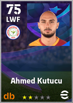 Ahmed Kutucu — LWF, OVR 75, MAX 75