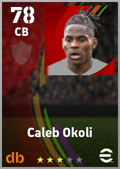Caleb Okoli eFootball player card