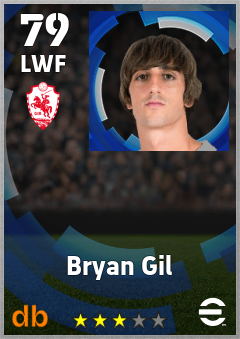 Bryan Gil — LWF, OVR 79, MAX 79
