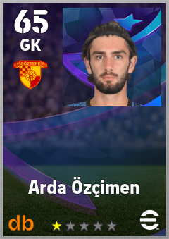 Arda Özçimen — GK, OVR 65, MAX 65