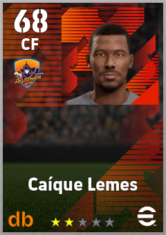 Caíque Lemes — CF, OVR 68, MAX 68