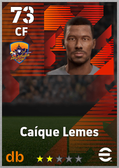 Caíque Lemes — CF, OVR 73, MAX 73