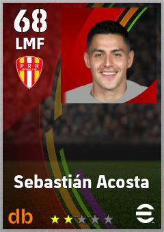 Sebastián Acosta — LMF, OVR 68, MAX 68