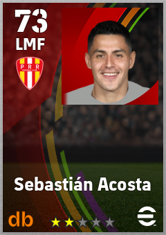 Sebastián Acosta — LMF, OVR 73, MAX 73