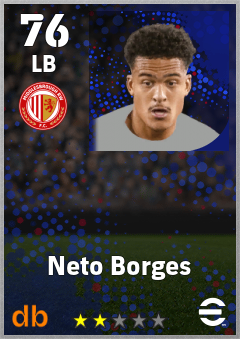 Neto Borges — LB, OVR 76, MAX 76