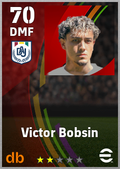 Victor Bobsin — DMF, OVR 70, MAX 70