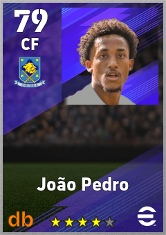 João Pedro eFootball player card