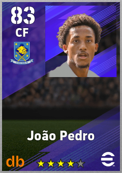 João Pedro eFootball player card