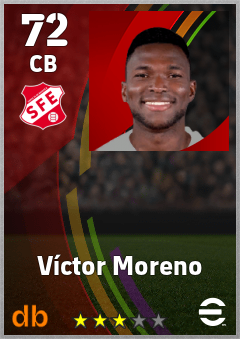 Víctor Moreno eFootball player card