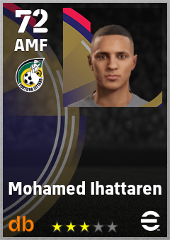 Mohamed Ihattaren — AMF, OVR 72, MAX 72